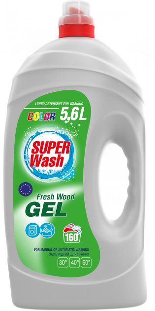 Гель для прання Color SUPER WASH 5600 мл